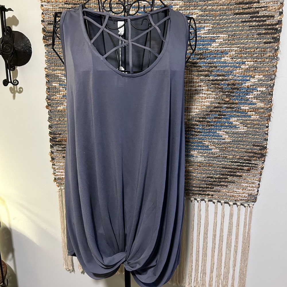 CY Sleeveless Tie Up Tunic